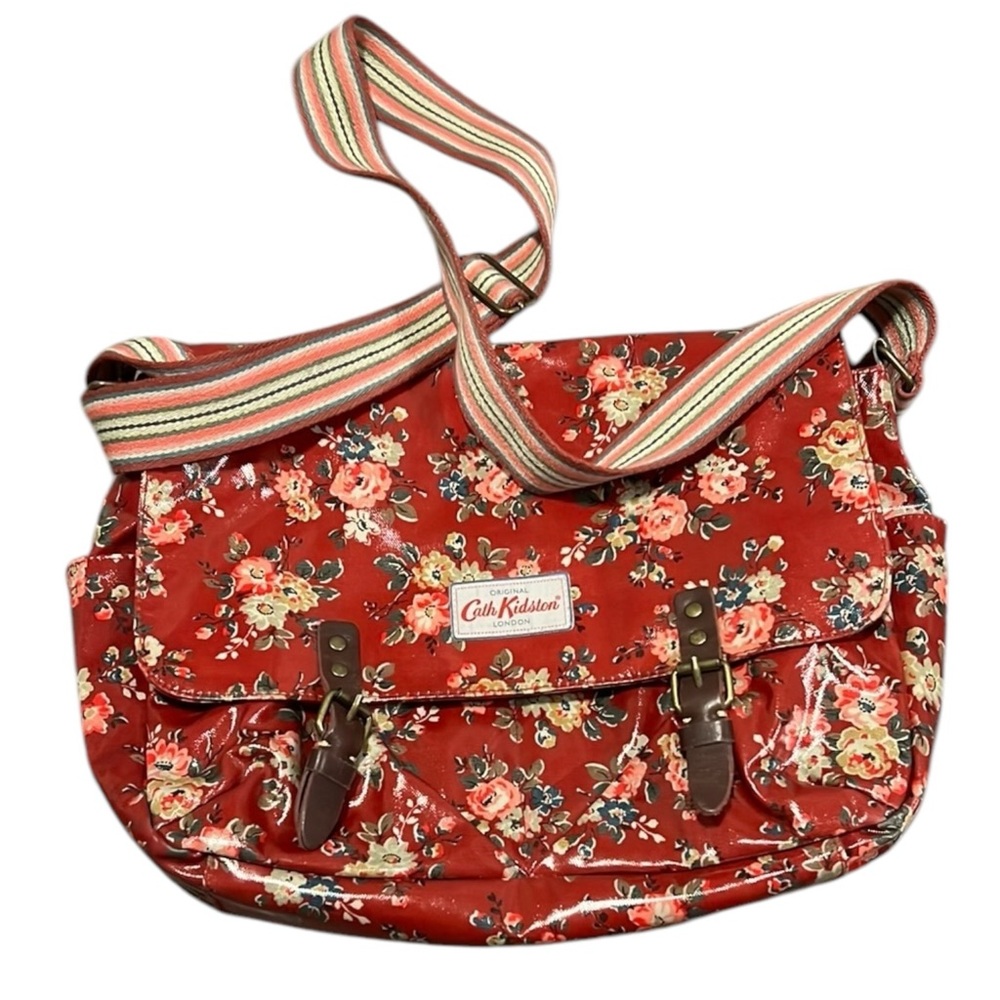 Cath Kidston Red Crossbody laptop Bag